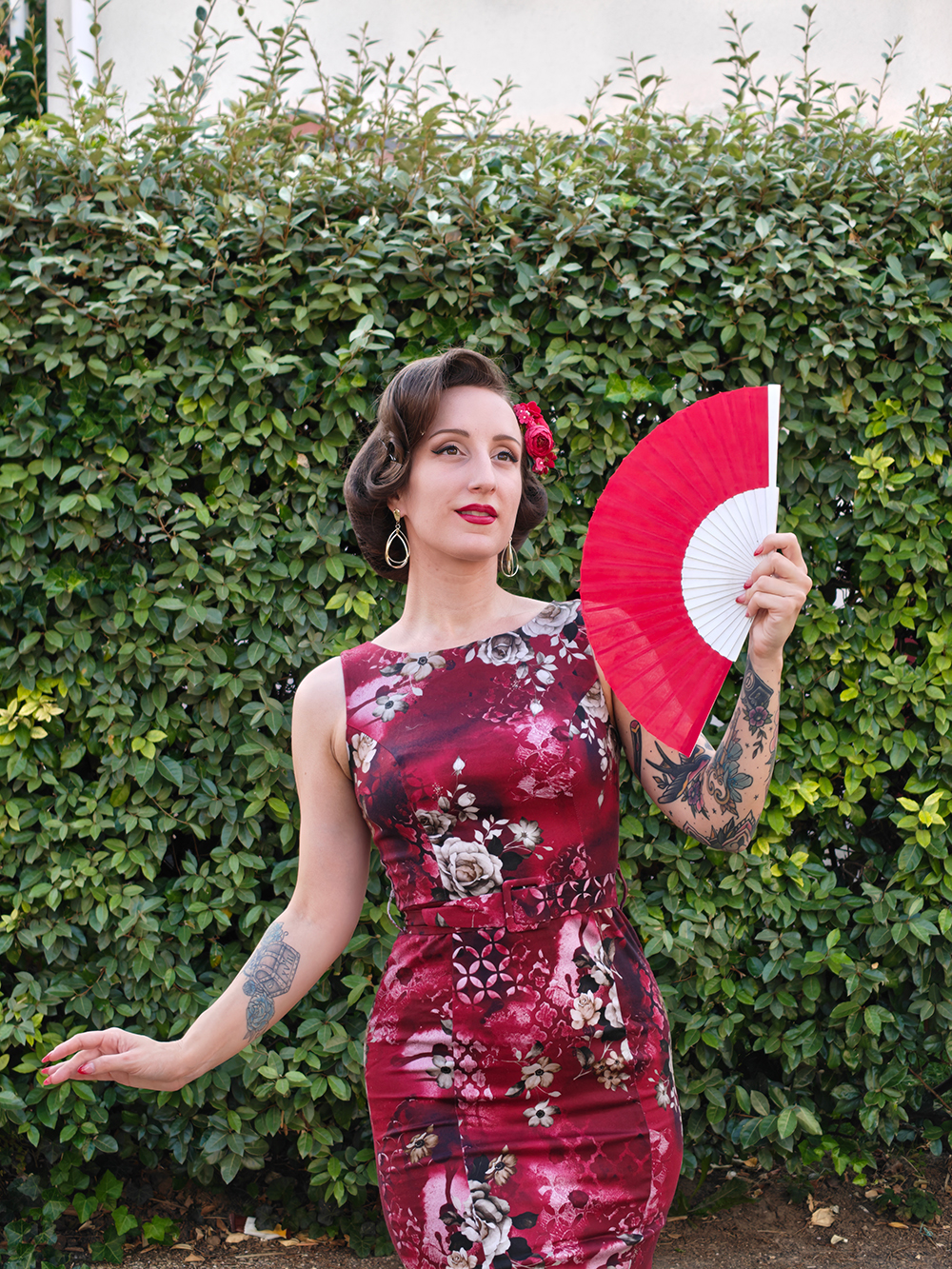 Liliana Floral Wiggle Dress